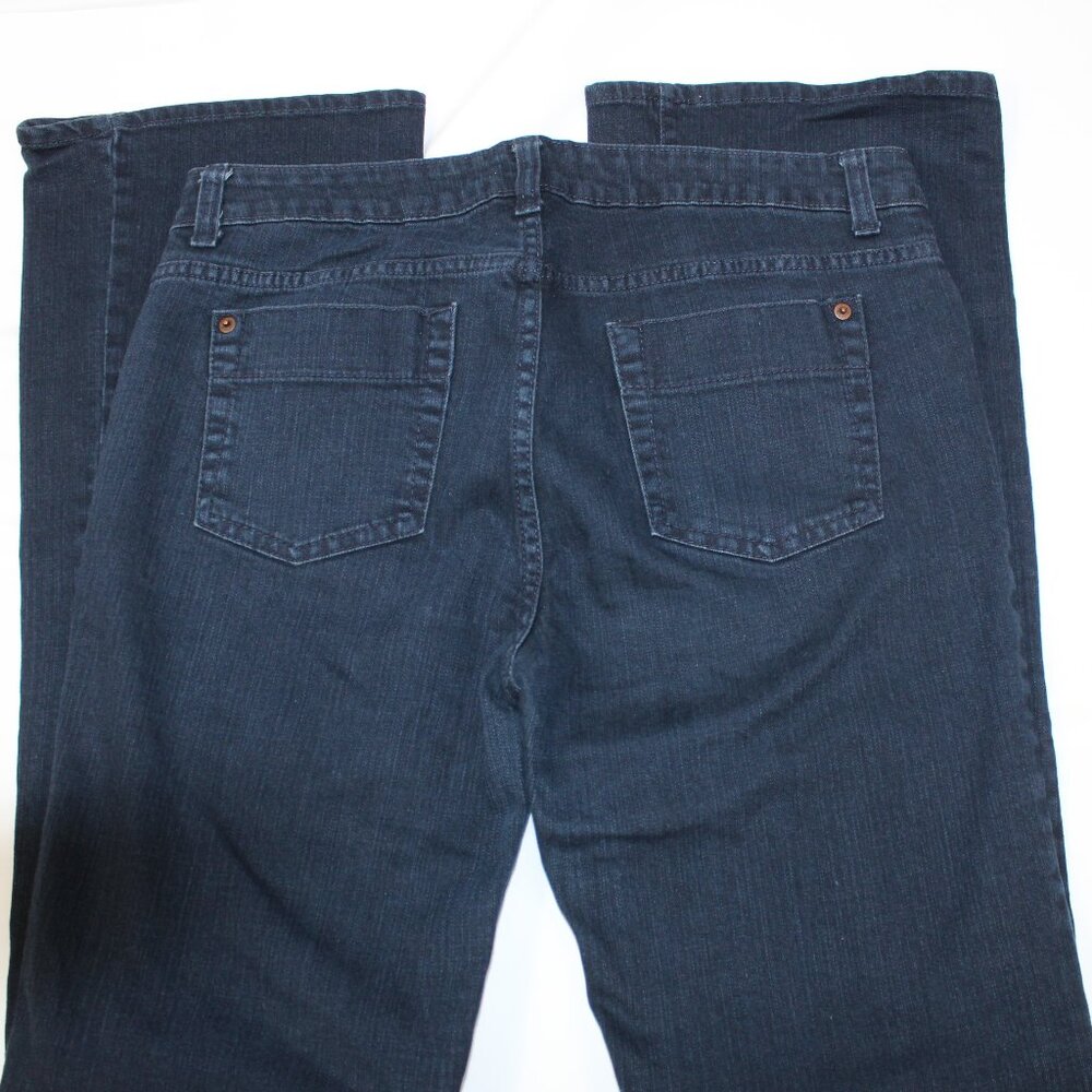 Bitten by‎ Sarah Jessica Parker Vintage Dark Blue Jeans Size 10 Long - Picture 3 of 6